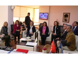 Chp Kadın Kollarından Başkan Çerçioğlu’na Ziyaret