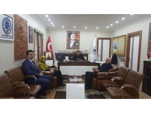 Başkan Yalçın Ve İl Milli Eğitim Müdürü Durmuş Bir Araya Geldi