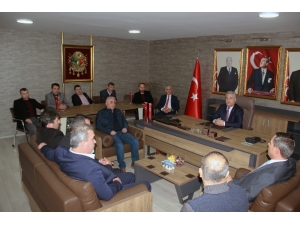 Başkan Uysal’dan Mhp İlçe Teşkilatına Nezaket Ziyareti
