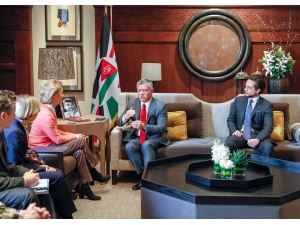 Kral Iı. Abdullah Ve Almanya Savunma Bakanı Leyen Bir Araya Geldi