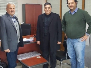 Başkan Yalçın, İlçede Faaliyet Gösteren Bir Fabrikayı Ziyaret Etti