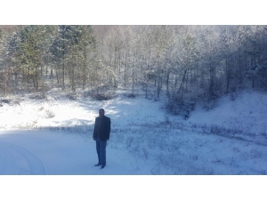 Akdağ’da Kar Kalınlığı 15 Santimetreye Ulaştı