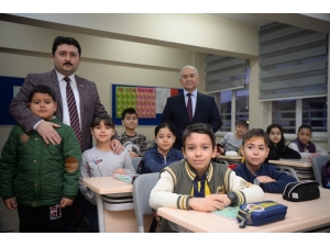 Başkan Avcı, Burhan Erdayı İlkokulunda