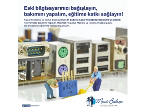 Bozuk Ve Eski Bilgisayarlar Laboratuvara Bağışlanacak