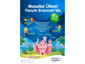 Masallar Ülkesi Yarıyıl Tatilinde Forum Erzurum’da