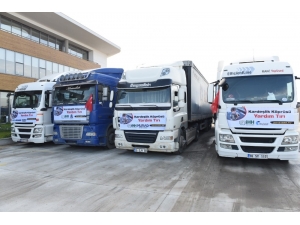 Bursa’dan Suriye’ye Yardım Tırları Gönderildi