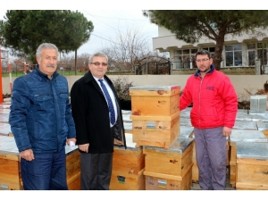 Marmaraereğlisi’nde Arıcılara Kovan Desteği