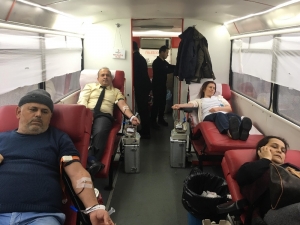 Sağlık Çalışanları Kan Bağışında Bulundu