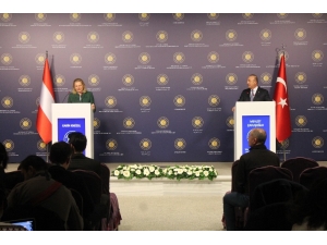 Dışişleri Bakanı Çavuşoğlu, Avusturya Dışişleri Bakanı Kneissl İle Ortak Basın Toplantısı Düzenledi