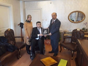 Müdür Kılıçarslan’dan Hasan Başyiğit’e ’Hayırlı Olsun’ Ziyareti