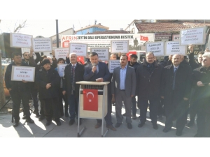 Bolvadin Stk Platformu Zeytin Dalı Harekatı İçin Tek Yürek Oldu