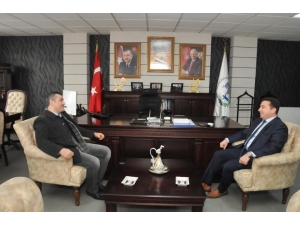 Yüksekokul Müdürü Doç. Dr. Faruk Akın’dan Başkan Bakıcı’ya Ziyaret