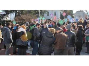 Zehir Soluyan Bursalılardan Maskeli Termik Santral Eylemi