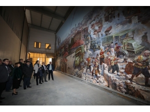 Şahin Panorama Müzesinin Atölye Çalışmalarını İnceledi
