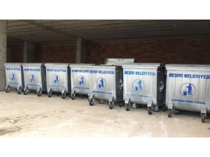 Batman’ın Beşiri İlçesine 200 Adet Yeni Çöp Konteyneri