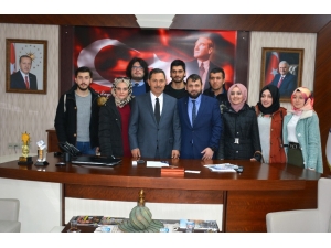 Ak Parti Gençlik Kollarından Başkan Uysal’a Ziyaret