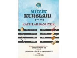Bilecik Belediyesi Müzik Kurs Kayıtları Sona Eriyor
