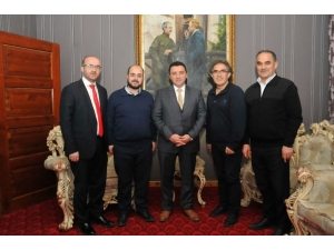 Başkan Bakıcı Konya Selçuk Üniversitesi Mimarlık Fakültesi Öğretim Üyeleri İle Bir Araya Geldi