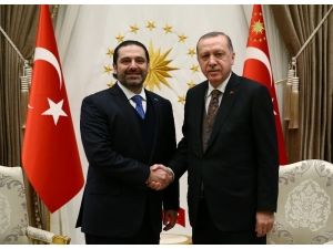 Cumhurbaşkanı Erdoğan, Lübnan Başbakanı Hariri’yi Kabul Etti