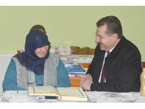 Yılmaz’dan Kur’an Kursuna Ziyaret