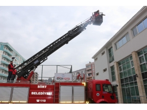 Engellilere Yangın Tatbikatı Düzenlendi