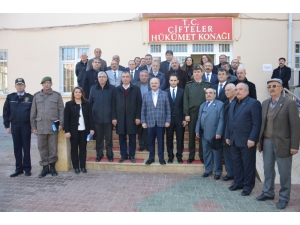 Vali Çakacak Çifteler’i Ziyaret Etti