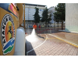 Atakum’da Okullar Temizlendi