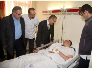 Afrin Gazisinden Rektör Gür’e Duygulandıran Mesaj