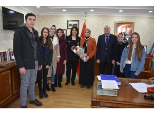 İbn-i Sina Mesleki Ve Teknik Anadolu Lisesi’nden İl Milli Eğitim Müdürü Durmuş’a Ziyaret