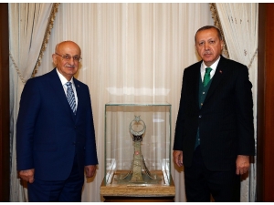 Cumhurbaşkanı Erdoğan, Tbmm Başkanı Kahramanı Kabul Etti