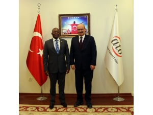 Güney Afrika Büyükelçisi Malefane’den Ato’ya Ziyaret