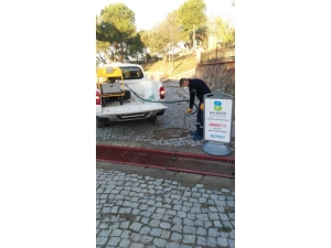 Burhaniye’de 55 Bin Haşere Kaynağı İlaçlandı