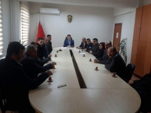 Çavdarhisar’da Okulların Dış Güvenliği Toplantısı Yapıldı