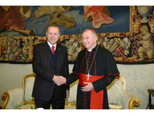 Cumhurbaşkanı Erdoğan, Kardinal Parolin’i Kabul Etti