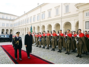 Cumhurbaşkanı Erdoğan, Roma’da Resmi Törenle Karşılandı