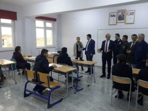 Kaymakam Yurdagül Ve Başkan Başer Tarım Lisesi’ni Ziyaret Etti