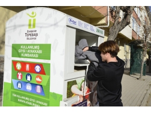 Tepebaşı’nda Tekstil Atıkları Da Toplanıyor