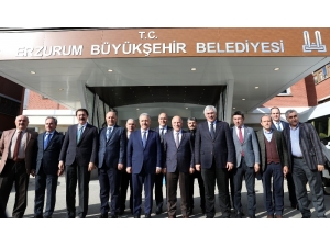 Ulaştırma, Denizcilik Ve Haberleşme Bakanı Arslan’dan Büyükşehir Belediyesi’ne Ziyaret