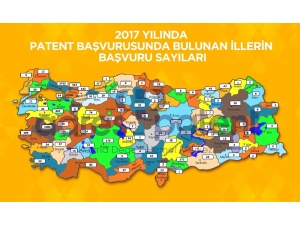 Türkiye’nin İl İl Patent Başvuru Sayısı