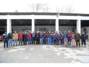 Park Ve Bahçeler Müdürlüğü Başkan Yılmazer’i Ağırladı