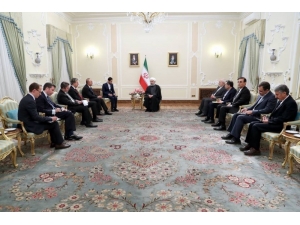 Çavuşoğlu Ve Ruhani Görüşmesi