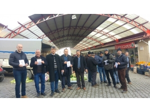 Pazarda Proje Tanıttılar