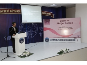 Büyükşehir Sağlık Seminerlerinde ‘Sigara’ Konuşuldu