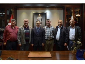 Chp Alpu İlçe Teşkilatından Başkan Ataç’a Ziyaret