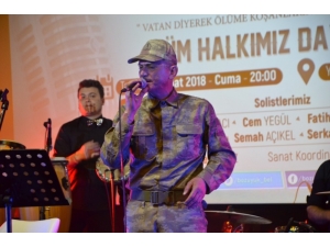 Bozüyük’te Müziğe Gönül Vermiş Sesler Afrin İçin Söyledi