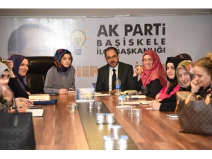 Başkan Ayaz, Ak Parti Kadın Kollarıyla Bir Araya Geldi