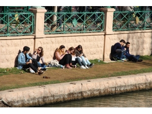 Porsuk’ta Bahardan Kalma Görüntüler