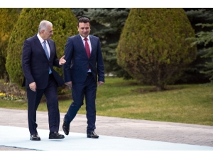 Başbakan Yıldırım, Makedonya Cumhuriyeti Başbakanı Zaev’i Resmî Törenle Karşıladı