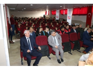 Öğrencilere 112 Acil Çağrı Merkezi Anlatıldı