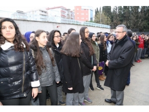 Başkan Köşker’den Fatih Sultan Mehmet Lisesi’ne Ziyaret